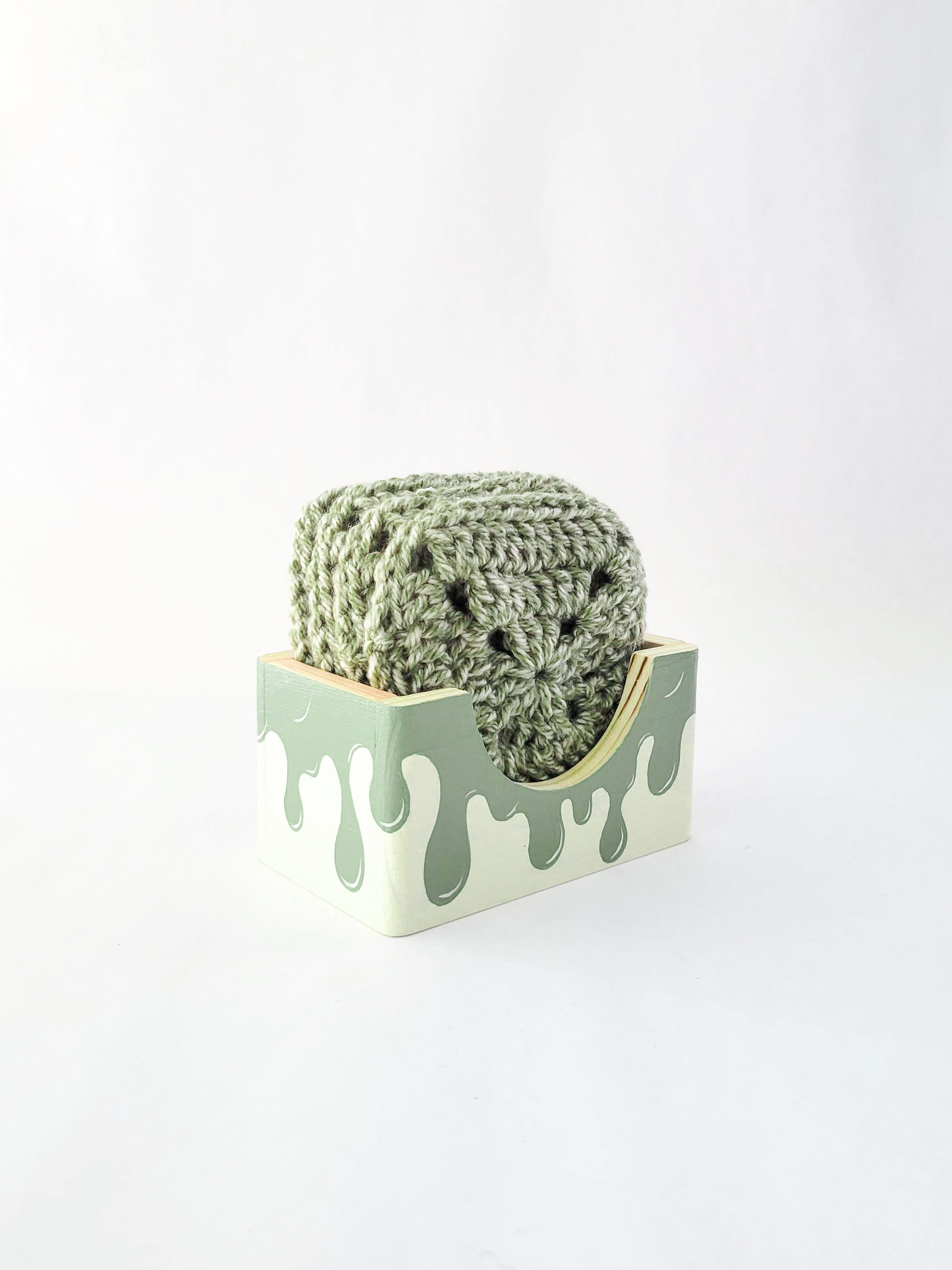 Crocheted Coasters with Box (Set of 4)