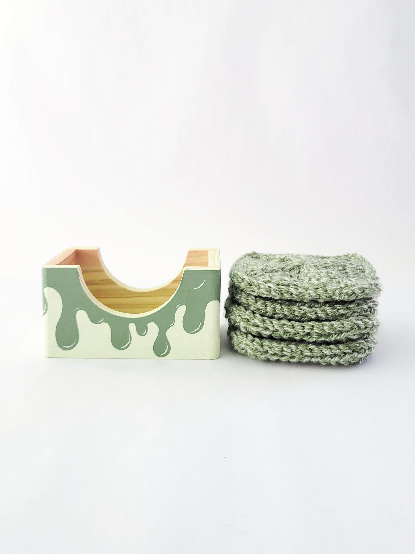 Crocheted Coasters with Box (Set of 4)
