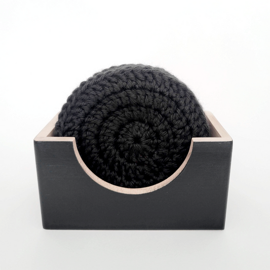 Crocheted Coasters with Box (Set of 4)