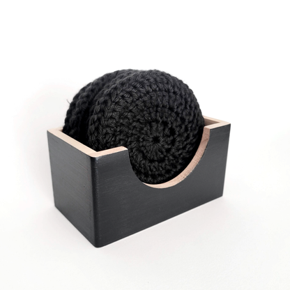 Crocheted Coasters with Box (Set of 4)