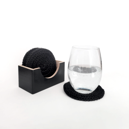 Crocheted Coasters with Box (Set of 4)
