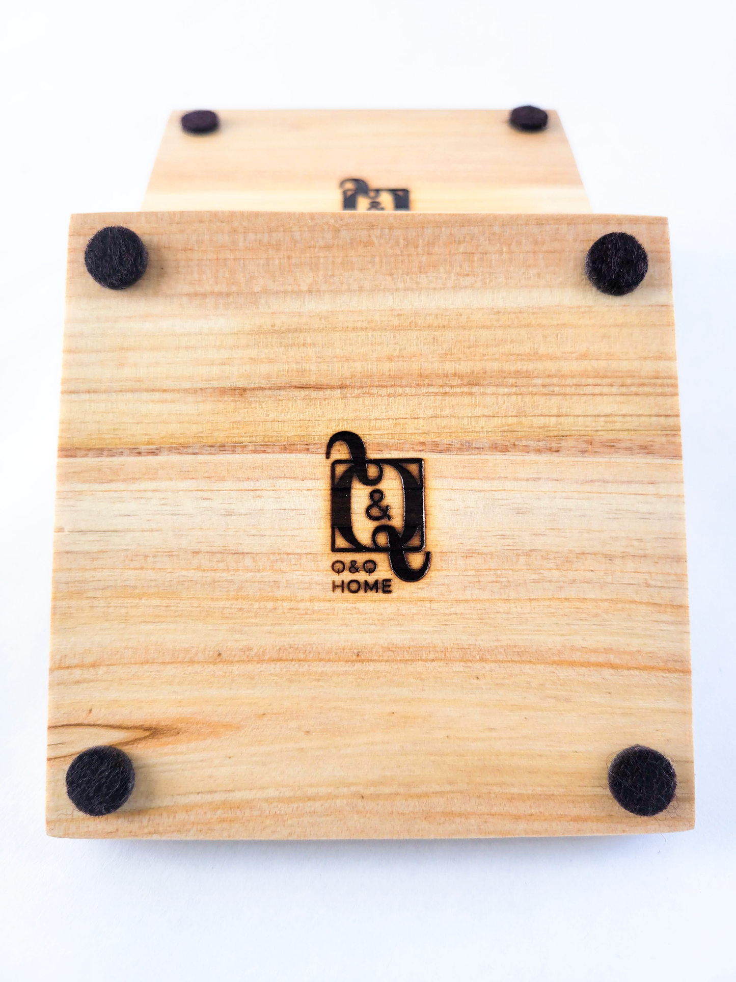 Wooden Painted Coasters (Set of 4)