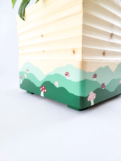 Square Mushroom Planter