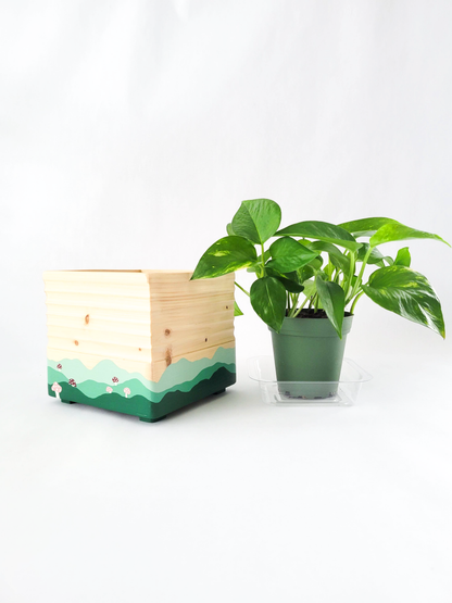 Square Mushroom Planter