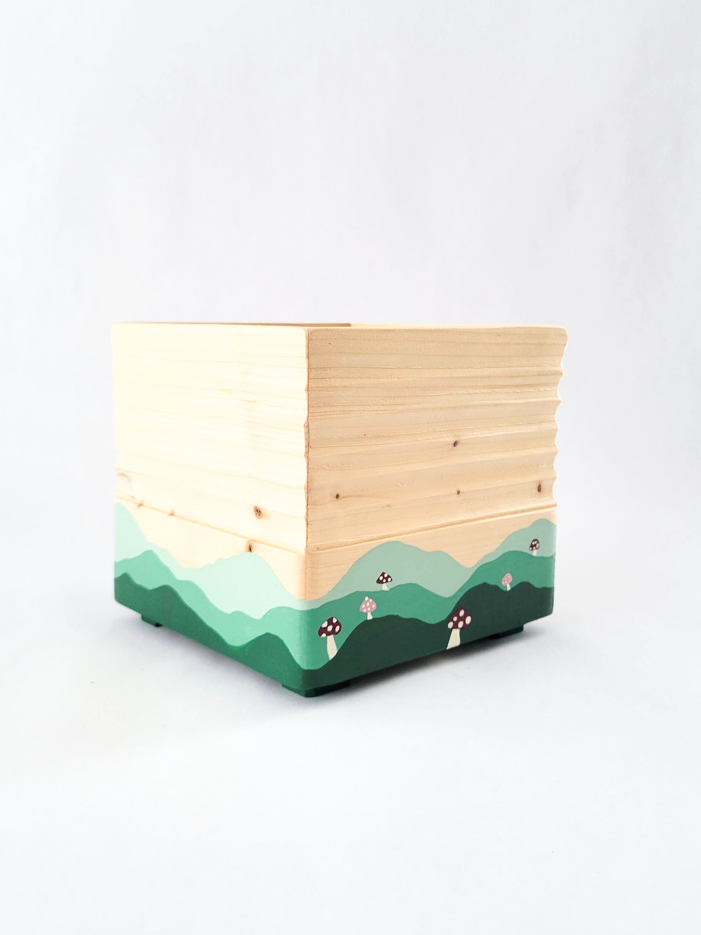 Square Mushroom Planter