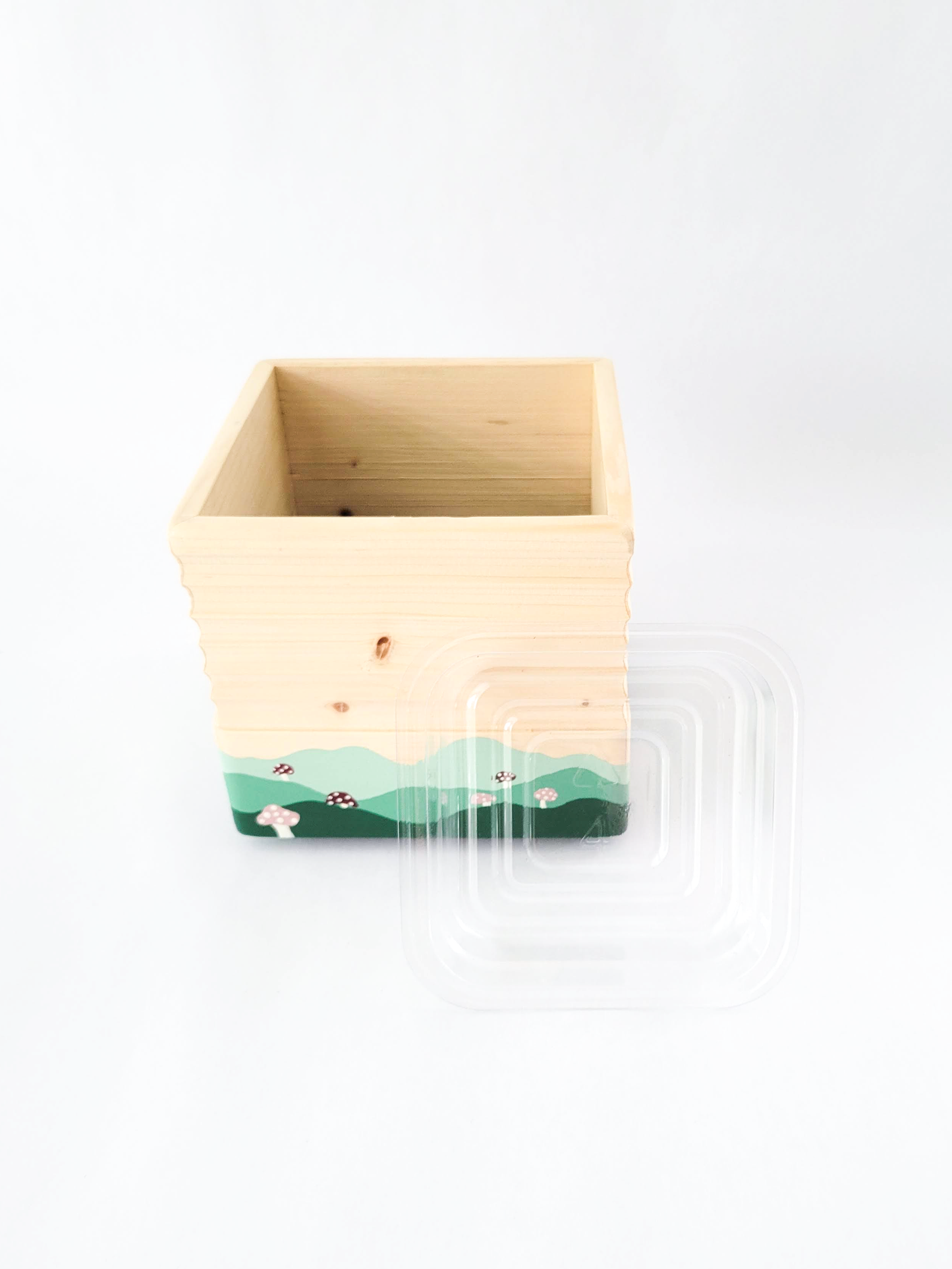 Square Mushroom Planter