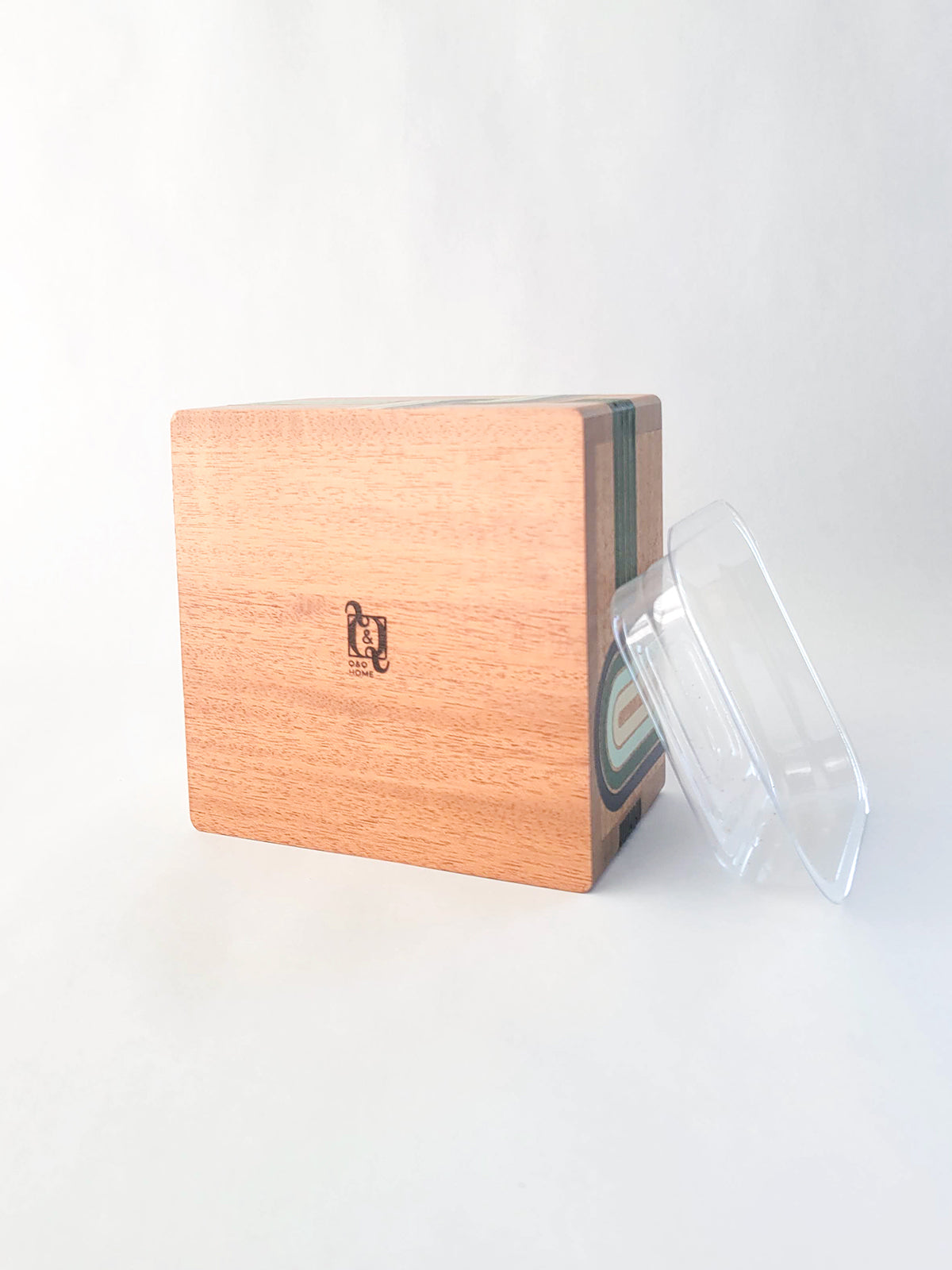 Green Line Square Planter