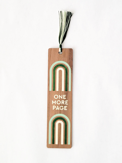 Wooden Bookmark with Tassle