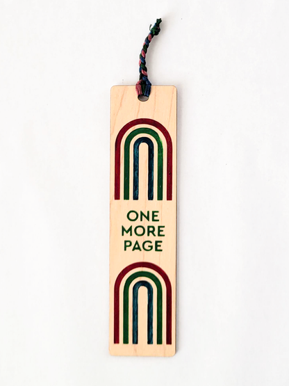 Wooden Bookmark with Tassle