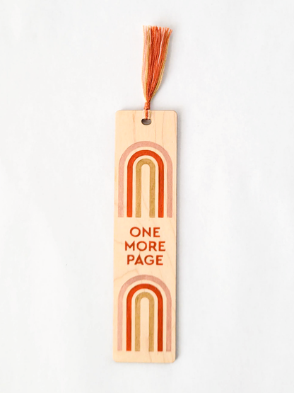 Wooden Bookmark with Tassle