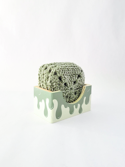 Crocheted Coasters with Box (Set of 4)