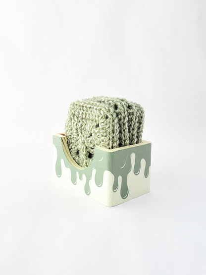 Crocheted Coasters with Box (Set of 4)