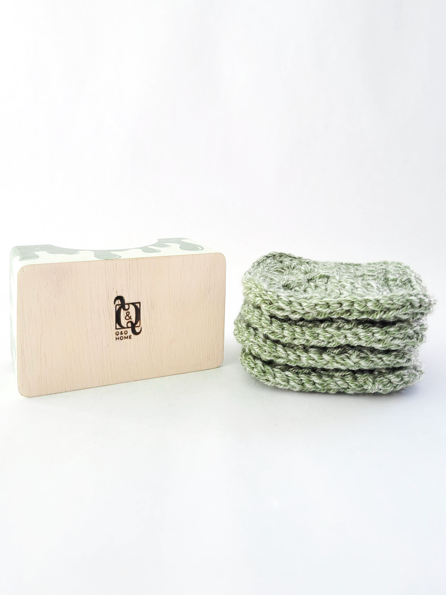 Crocheted Coasters with Box (Set of 4)