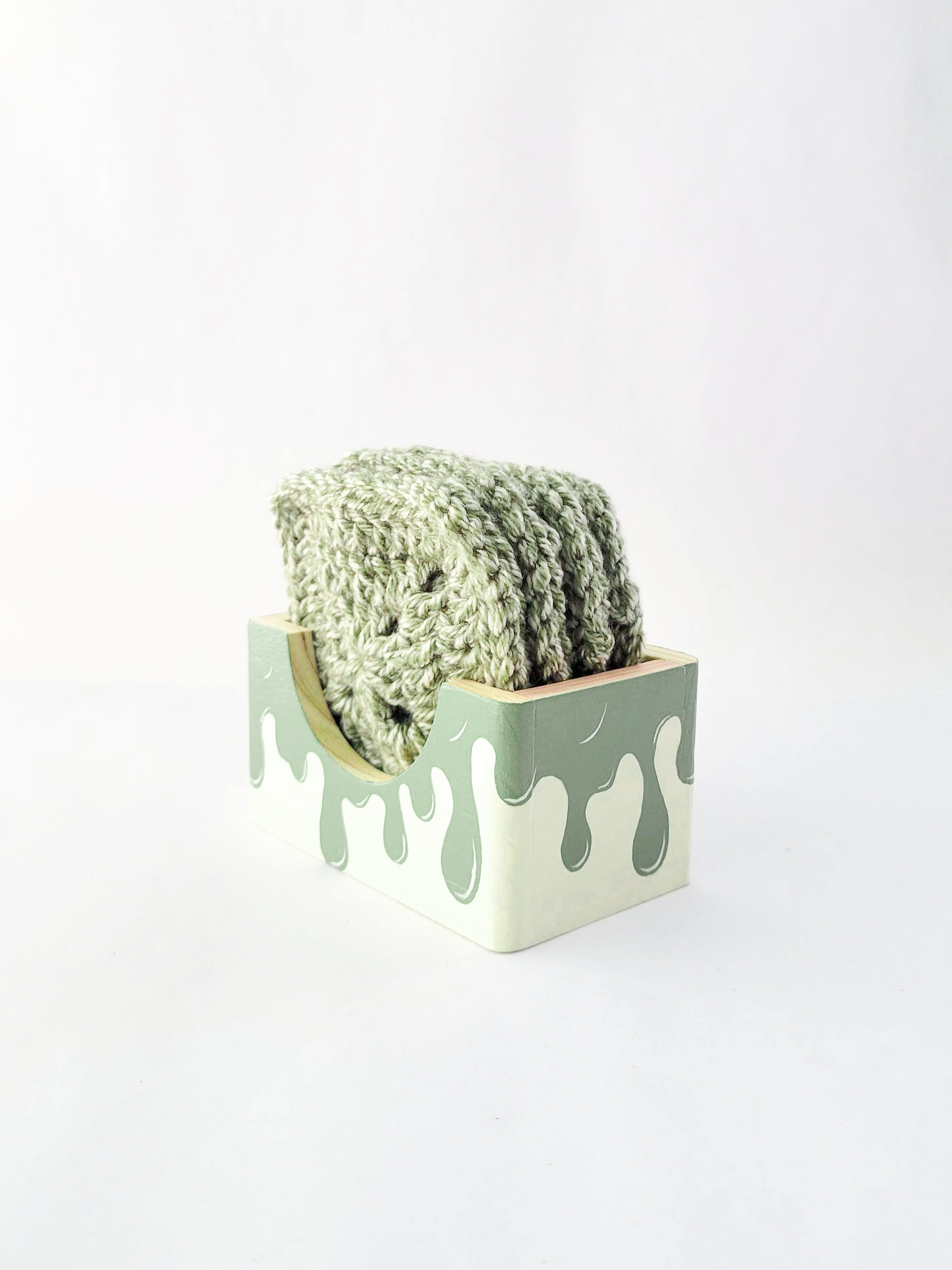 Crocheted Coasters with Box (Set of 4)