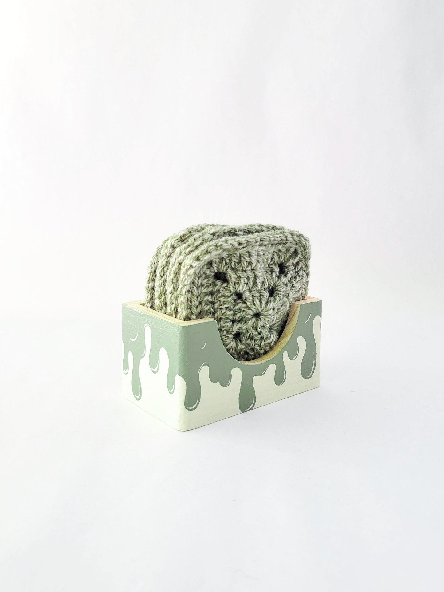 Crocheted Coasters with Box (Set of 4)