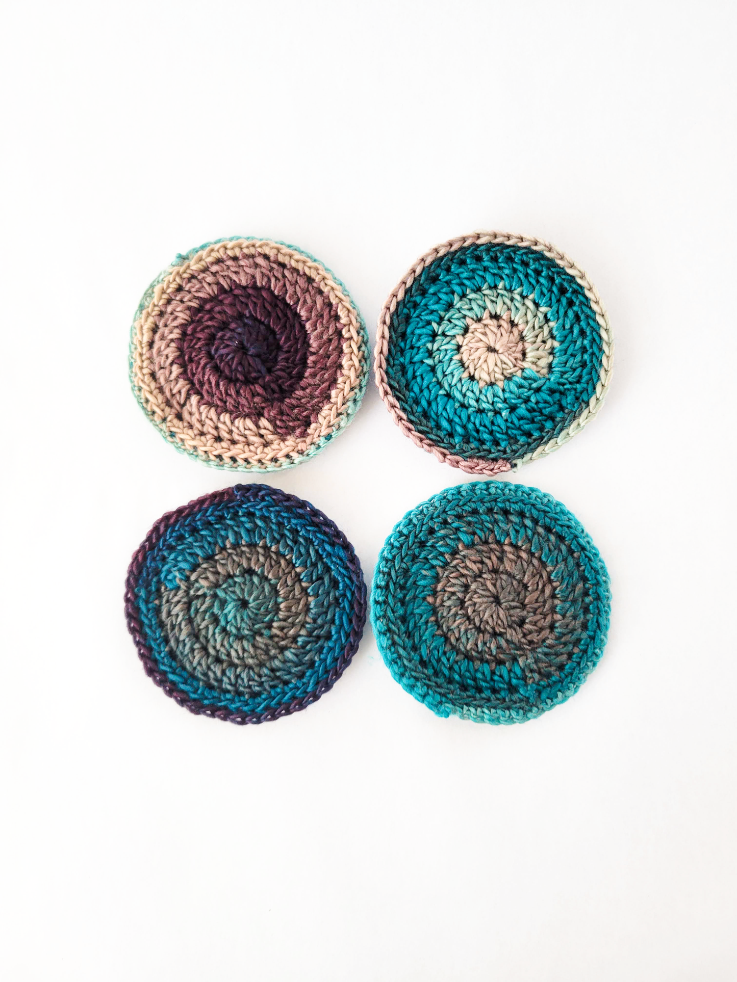 Crocheted Coasters with Box (Set of 4)