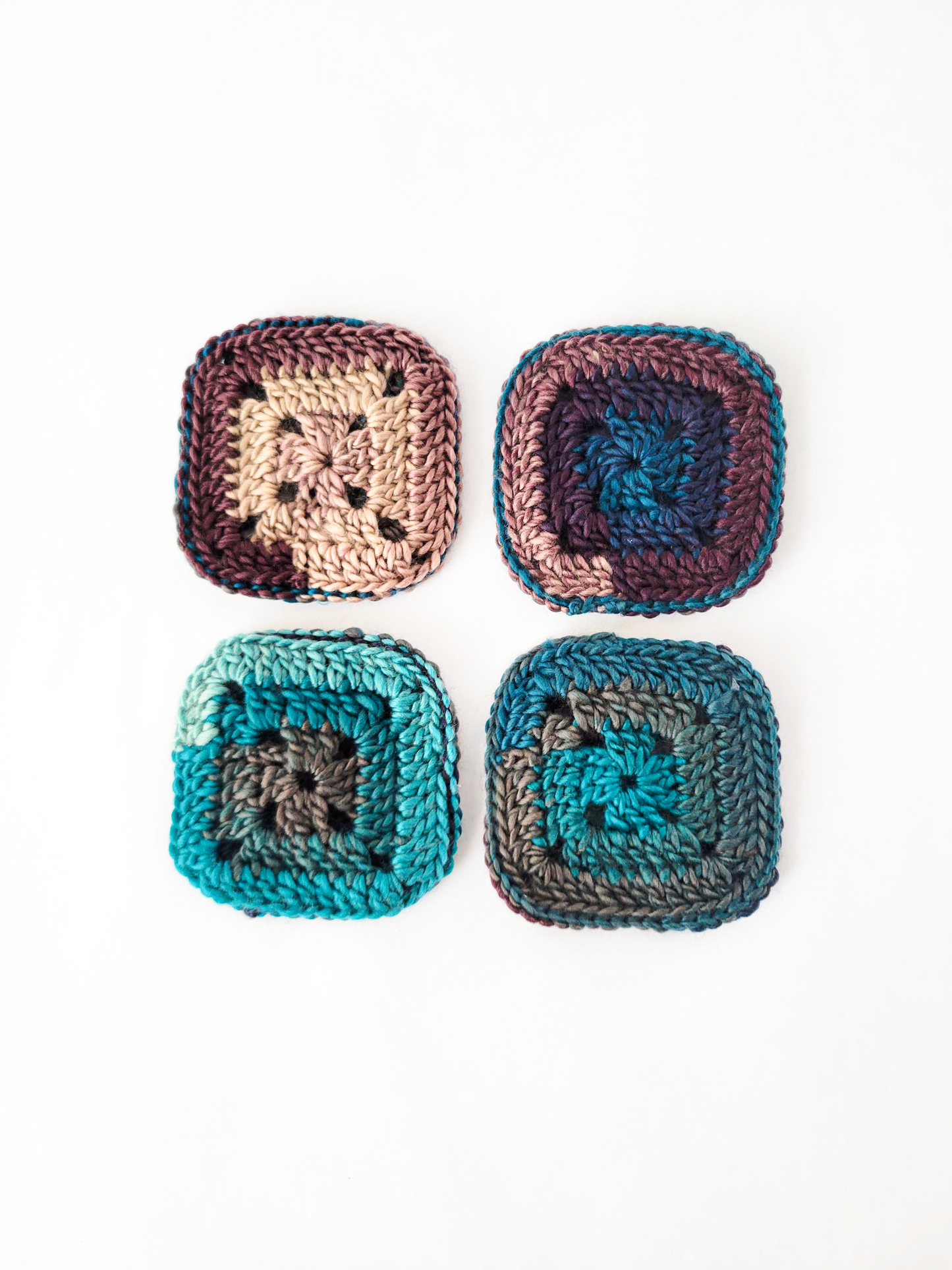 Crocheted Coasters with Box (Set of 4)