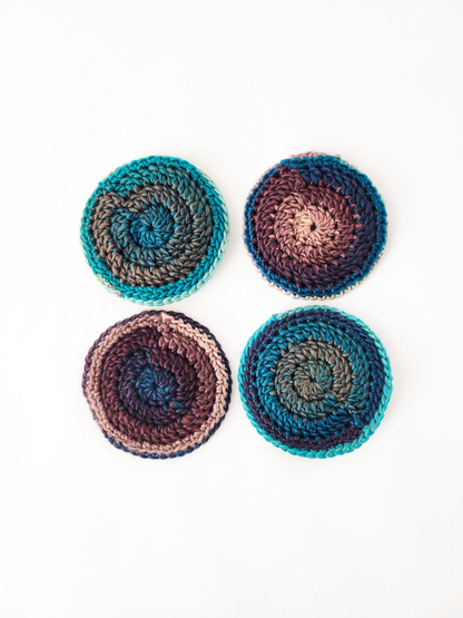Crocheted Coasters with Box (Set of 4)