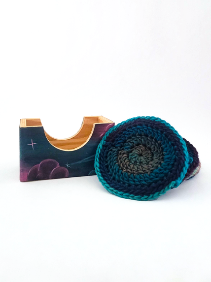 Crocheted Coasters with Box (Set of 4)
