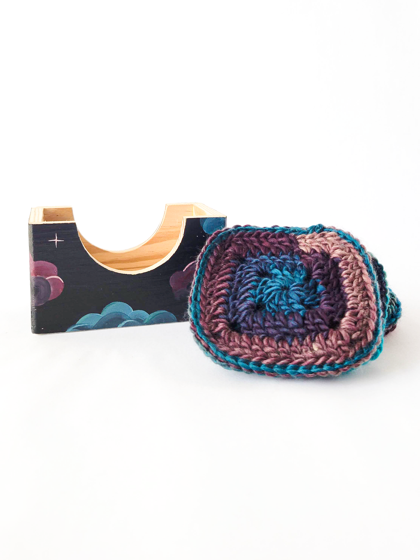 Crocheted Coasters with Box (Set of 4)