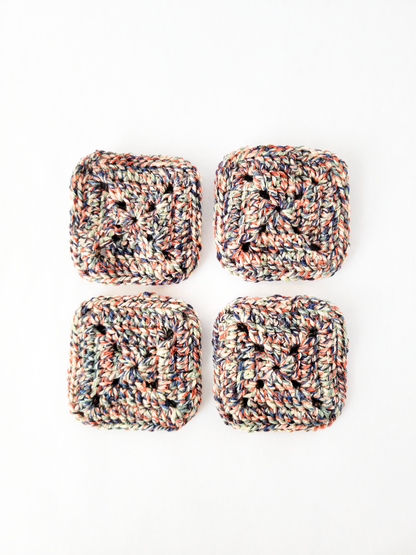 Crocheted Coasters with Box (Set of 4)