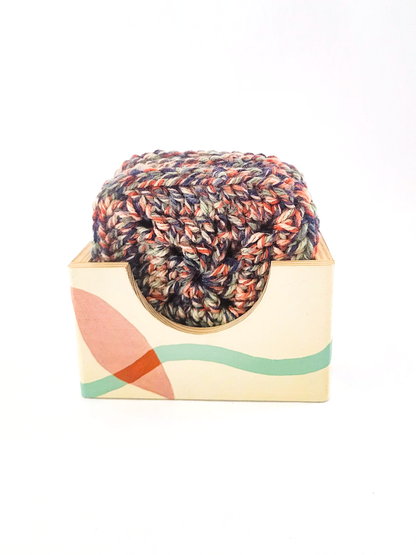 Crocheted Coasters with Box (Set of 4)