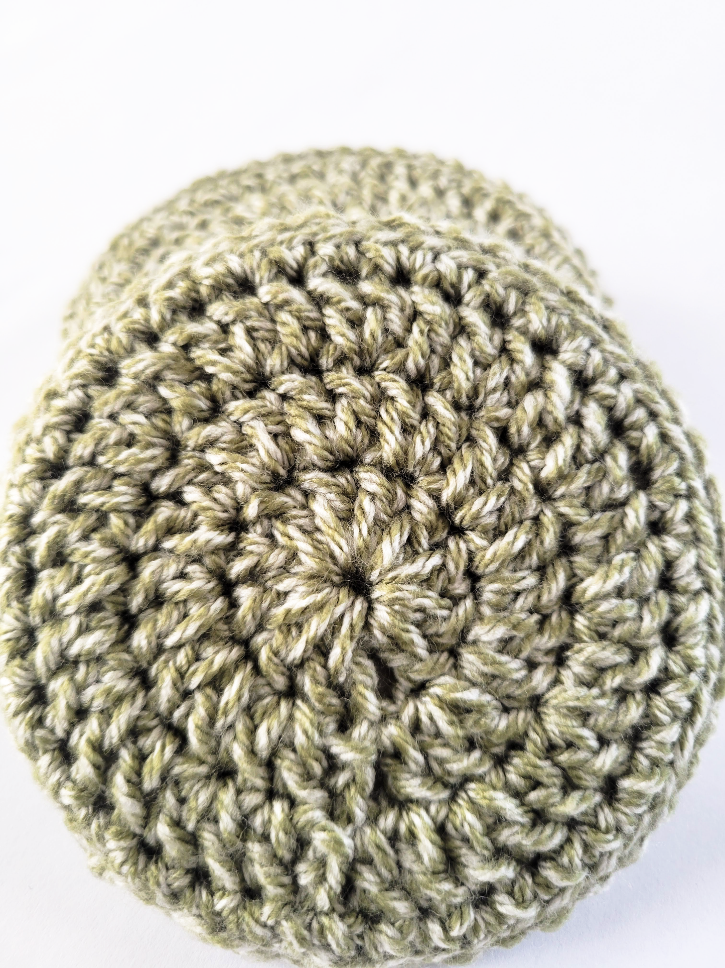 Wood Center Crocheted Coasters (Set of 3)